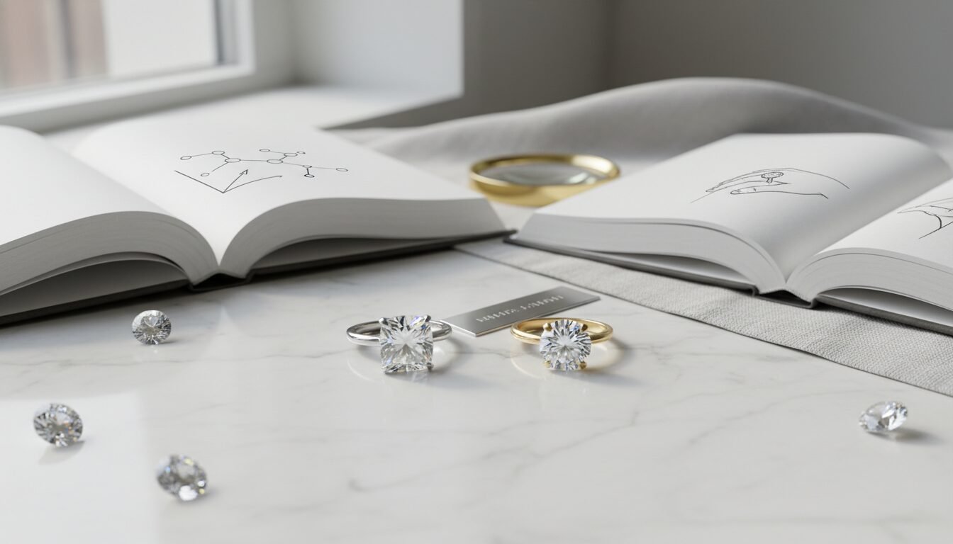 Moissanite vs. Diamond: A Detailed Comparison - moissanite engagement ring | LEXAZI