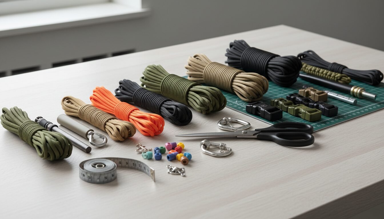 Types of Paracord and Materials You Need - para rope bracelet | LEXAZI