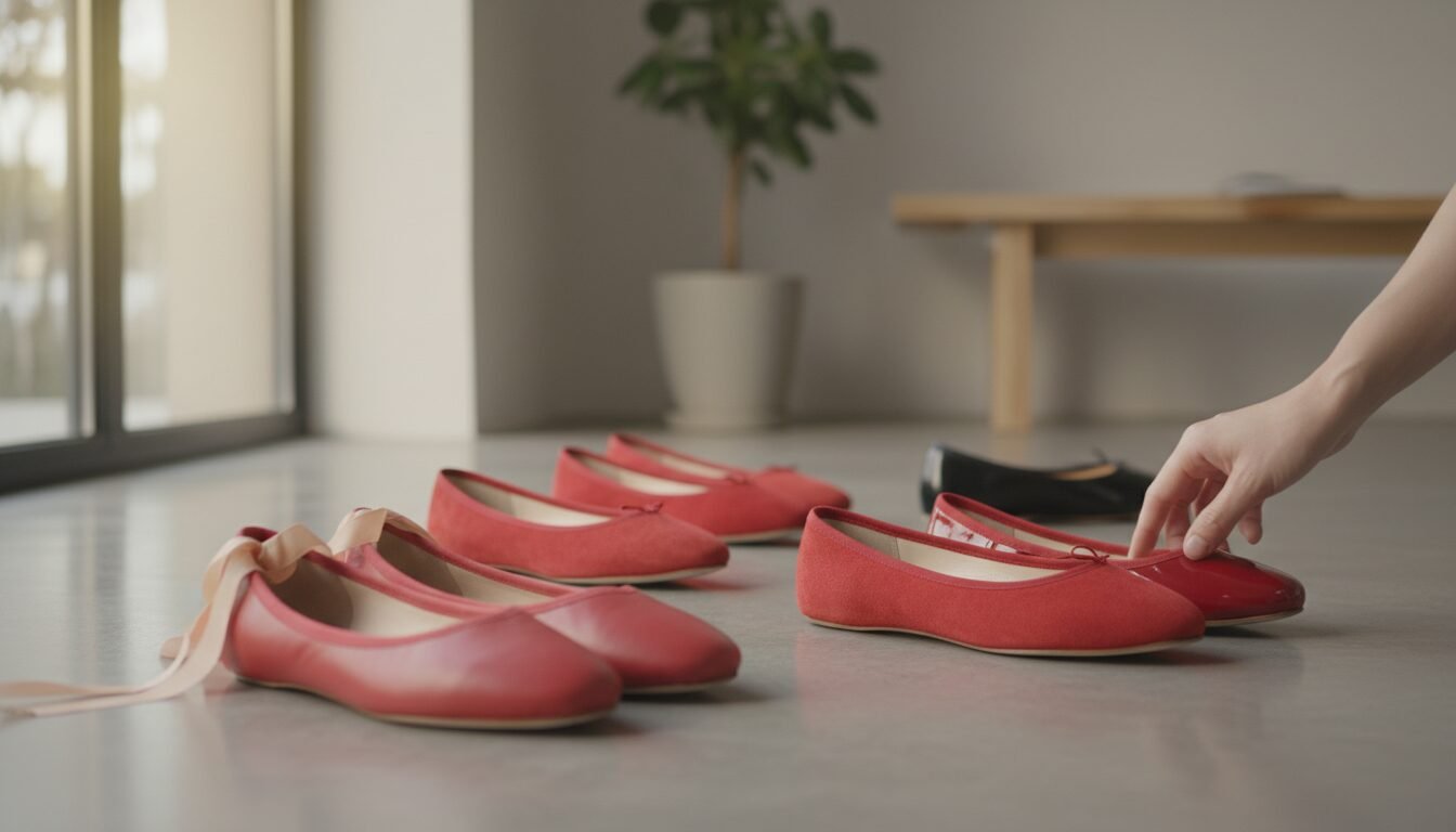 What to Look For When Buying Red Ballet Flats - red ballet flats | LEXAZI