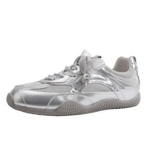 Work Sneakers Womens Round Toe Flats - image 3