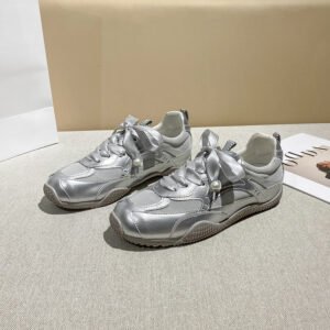 Work Sneakers Womens Round Toe Flats - image 4