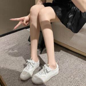 Work Sneakers Womens Round Toe Flats - image 5