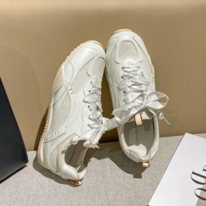 Work Sneakers Womens Round Toe Flats - image 6