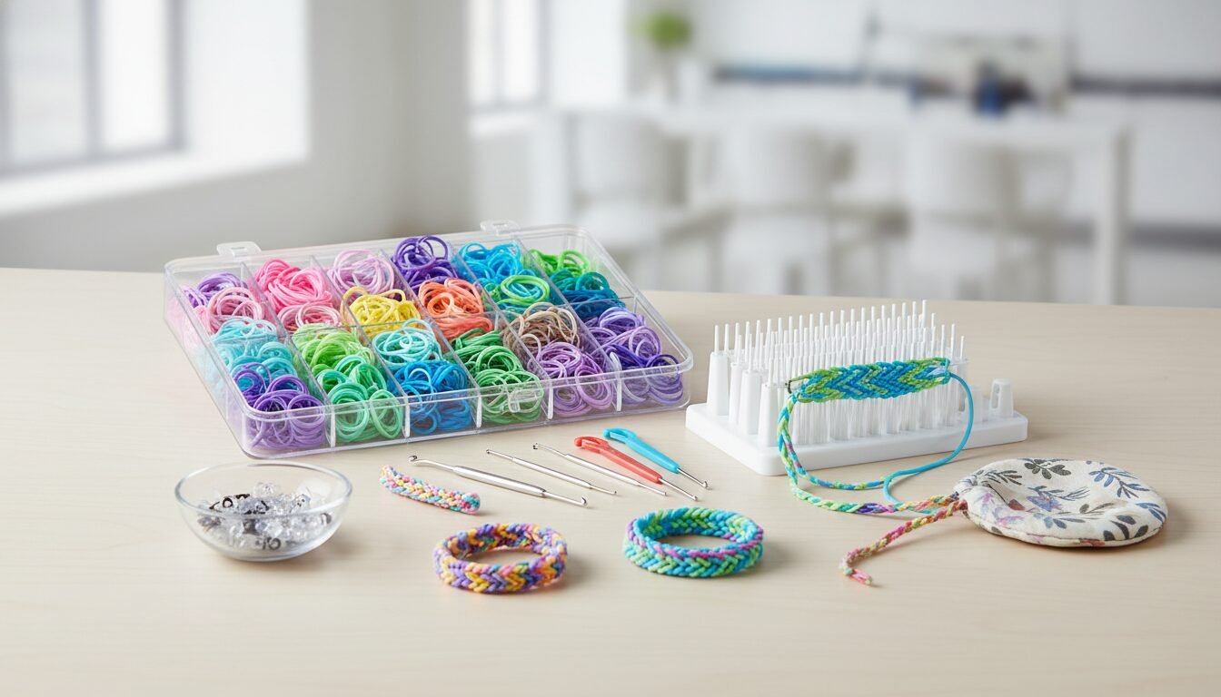Materials and Tools for Making Rubber Band Bracelets - rubber band bracelets | LEXAZI