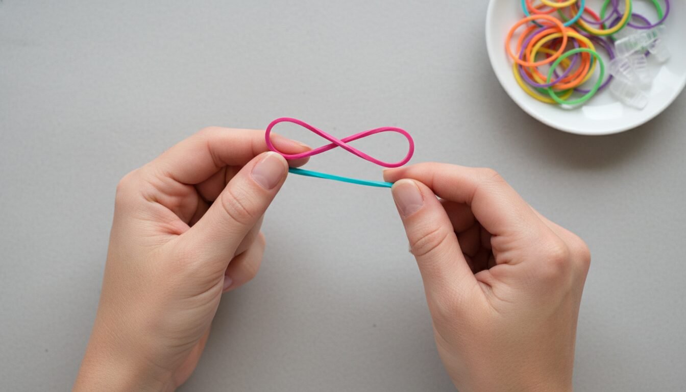 Step-by-Step: How to Make Rubber Band Bracelets Without a Loom - rubber band bracelets | LEXAZI
