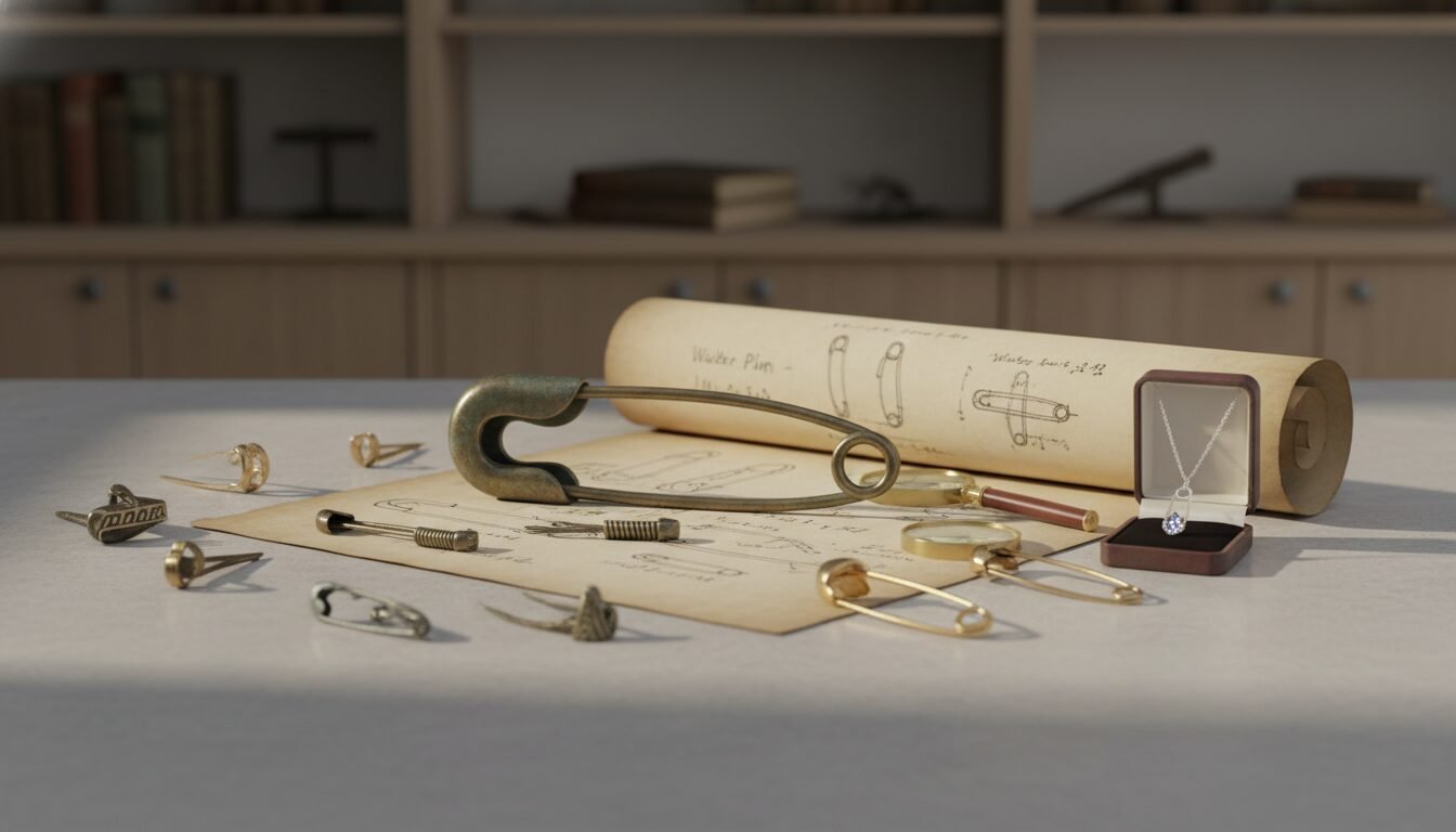 The Historical Origin of the Safety Pin - safety pin necklace meaning | LEXAZI