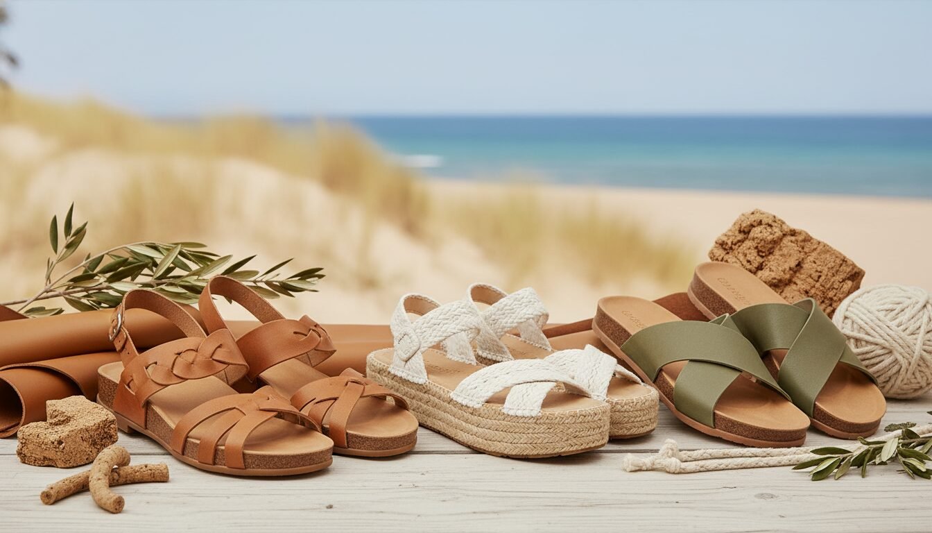 Materials That Matter: From Leather to Cork - sandals in summer | LEXAZI