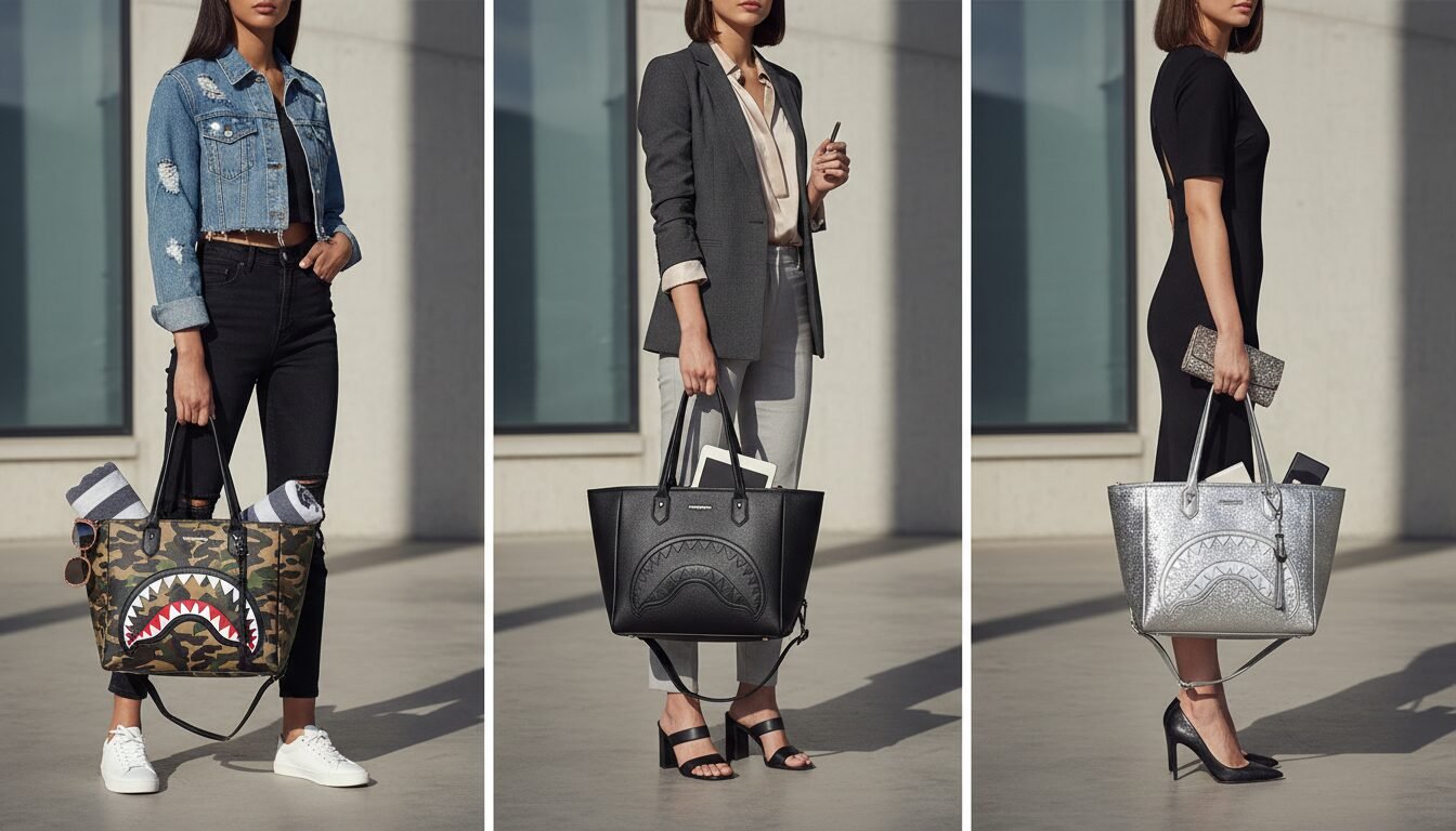 How to Style a Sprayground Tote Bag for Any Occasion - sprayground tote bag | LEXAZI