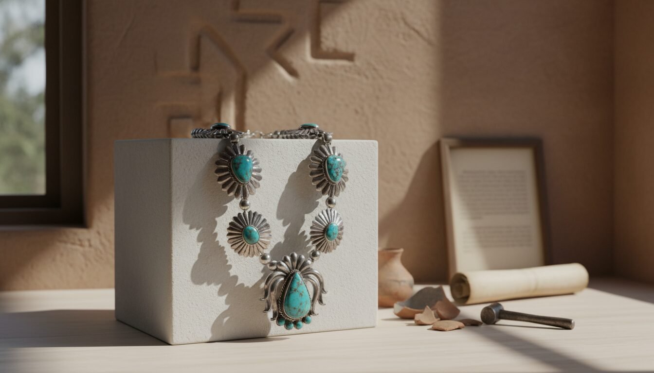 The History and Cultural Significance of the Design - squash blossom necklace | LEXAZI