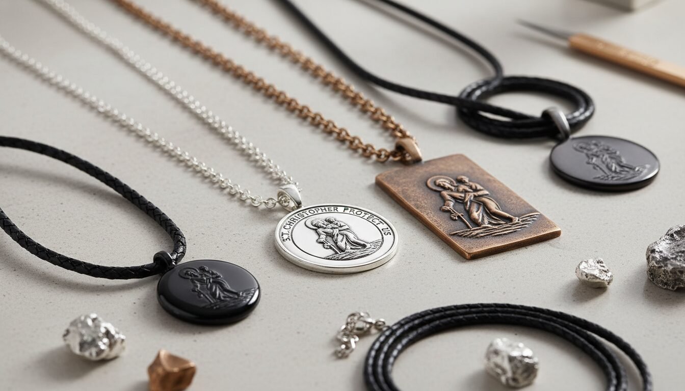 Materials and Construction: What Makes a Quality St. Christopher Necklace - st christopher necklace | LEXAZI
