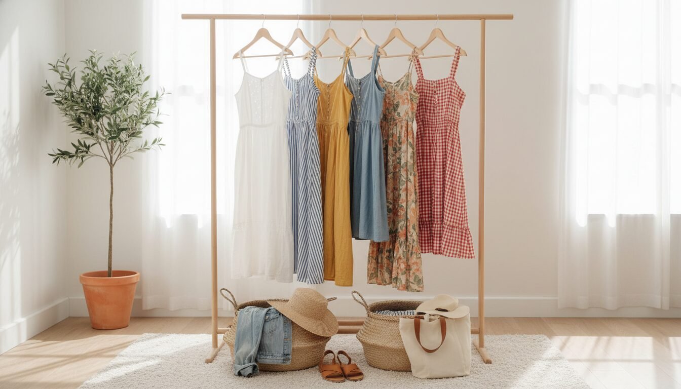 Building a Capsule Summer Wardrobe - summer dresses clothing | LEXAZI
