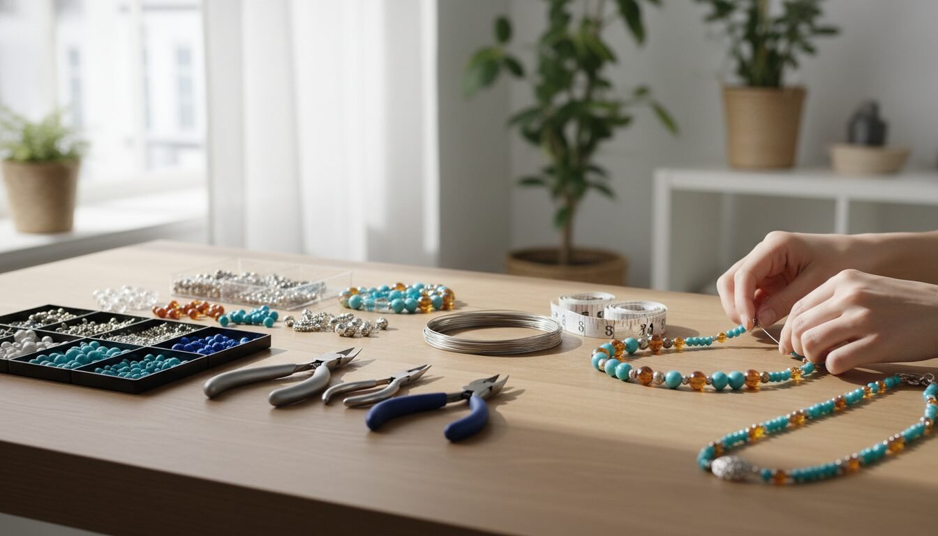 Step-by-Step: Assembling Your First Beaded Necklace - supplies for necklace making | LEXAZI