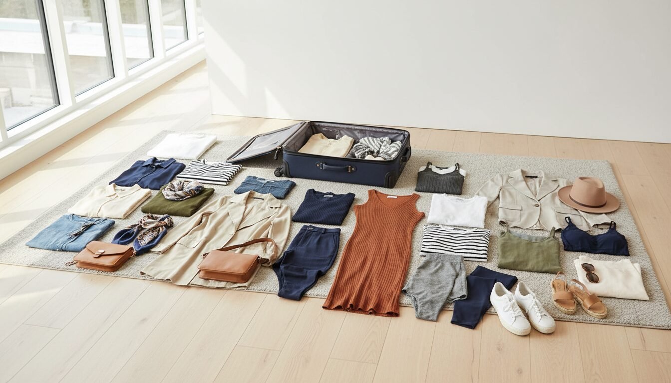 How to Build a Capsule Travel Wardrobe for Women - travel outfits for women | LEXAZI