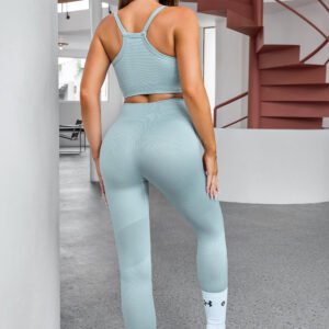Tank Cropped Active Set - Two Piece Sets Women - image 4