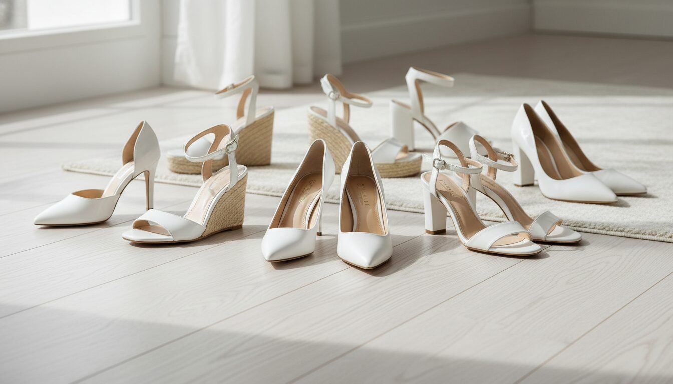 How to Choose the Perfect White Color Heels - white color heels | LEXAZI