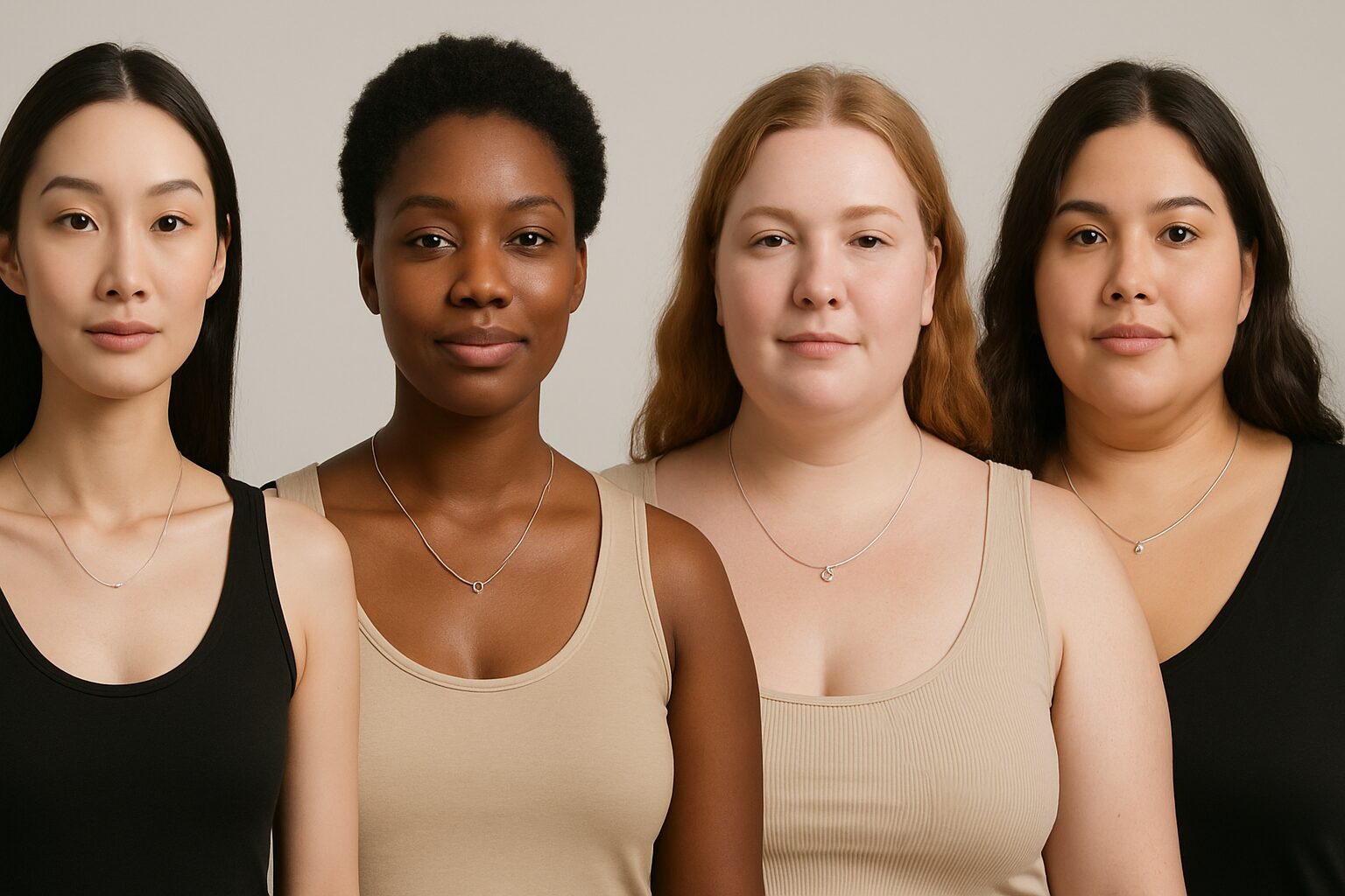 How an 18-Inch Chain Fits on Different Body Types - 18 inch necklace | LEXAZI
