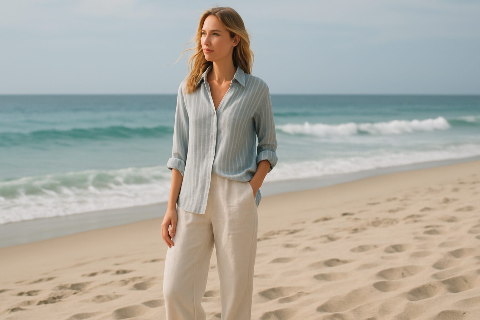 Fabric 101: What Makes a Great Coastal Look? - beach outfit | LEXAZI