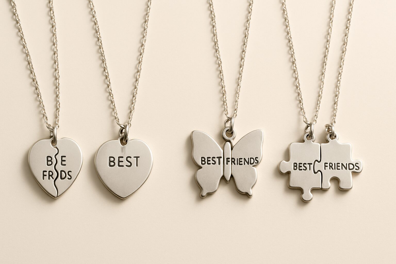 Types of Best Friend Necklaces - best friend necklaces | LEXAZI