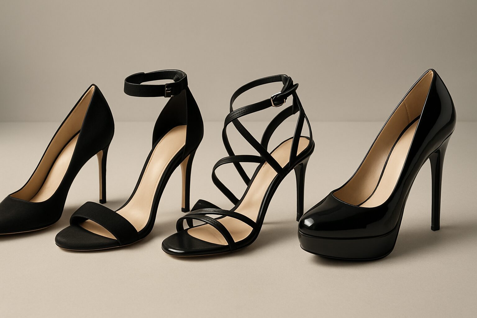 Popular Styles of Black Colour Heels - black colour heels | LEXAZI