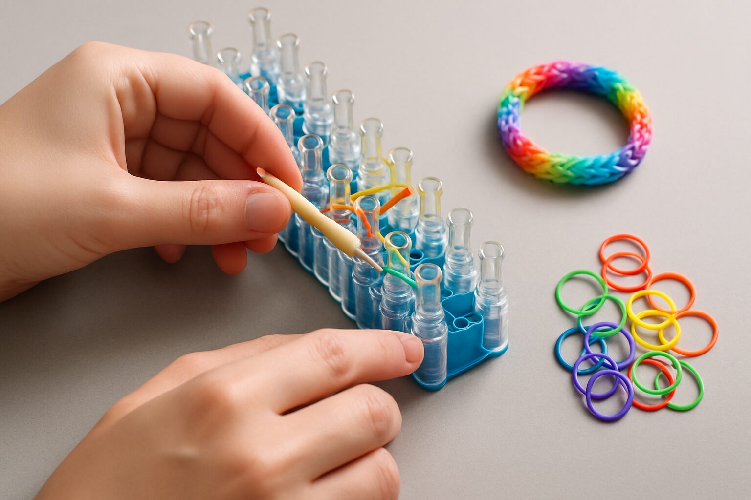 Step-by-Step: How to Make a Basic Rainbow Loom Bracelet - rainbow loom bracelets | LEXAZI
