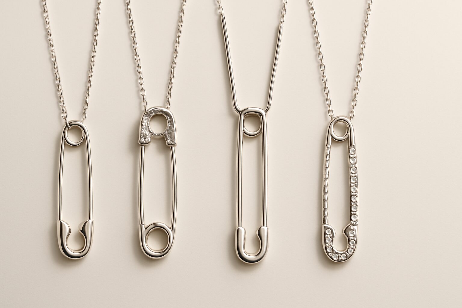 Types and Styles of Safety Pin Necklaces - safety pin necklace | LEXAZI