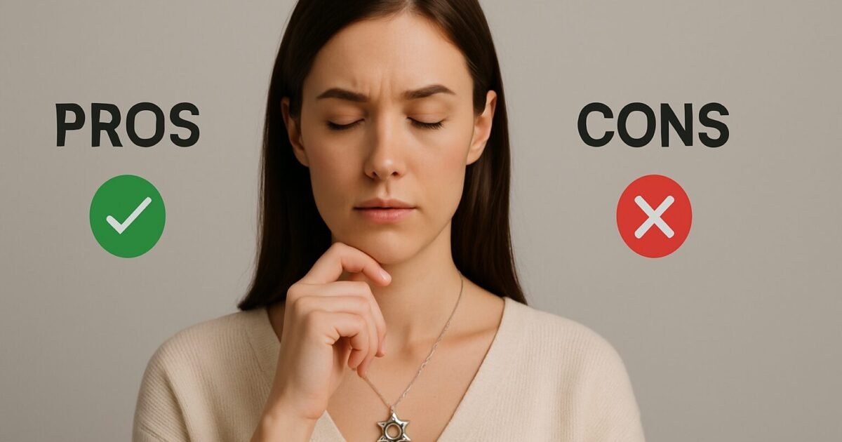 Pros and Cons - star of david necklace | LEXAZI