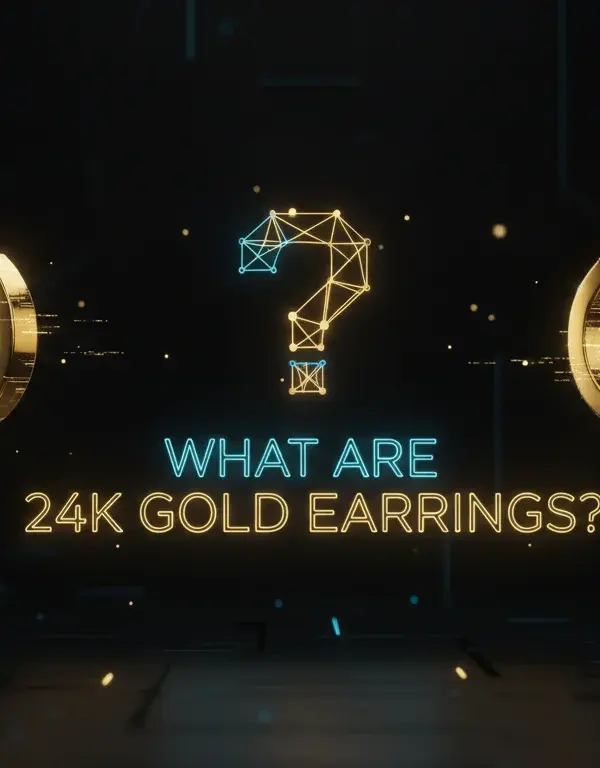 Illustration of What Are 24k Gold Earrings?