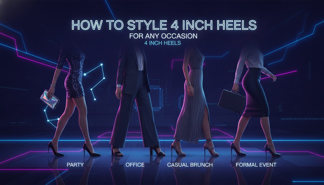 Visual guide to How to Style 4 Inch Heels for Any Occasion