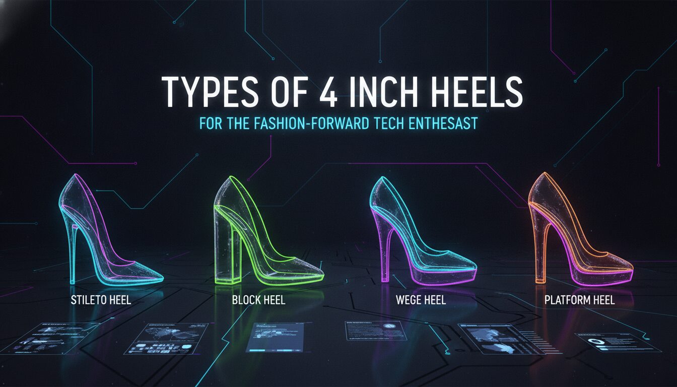 Types of 4 Inch Heels — illustrated overview