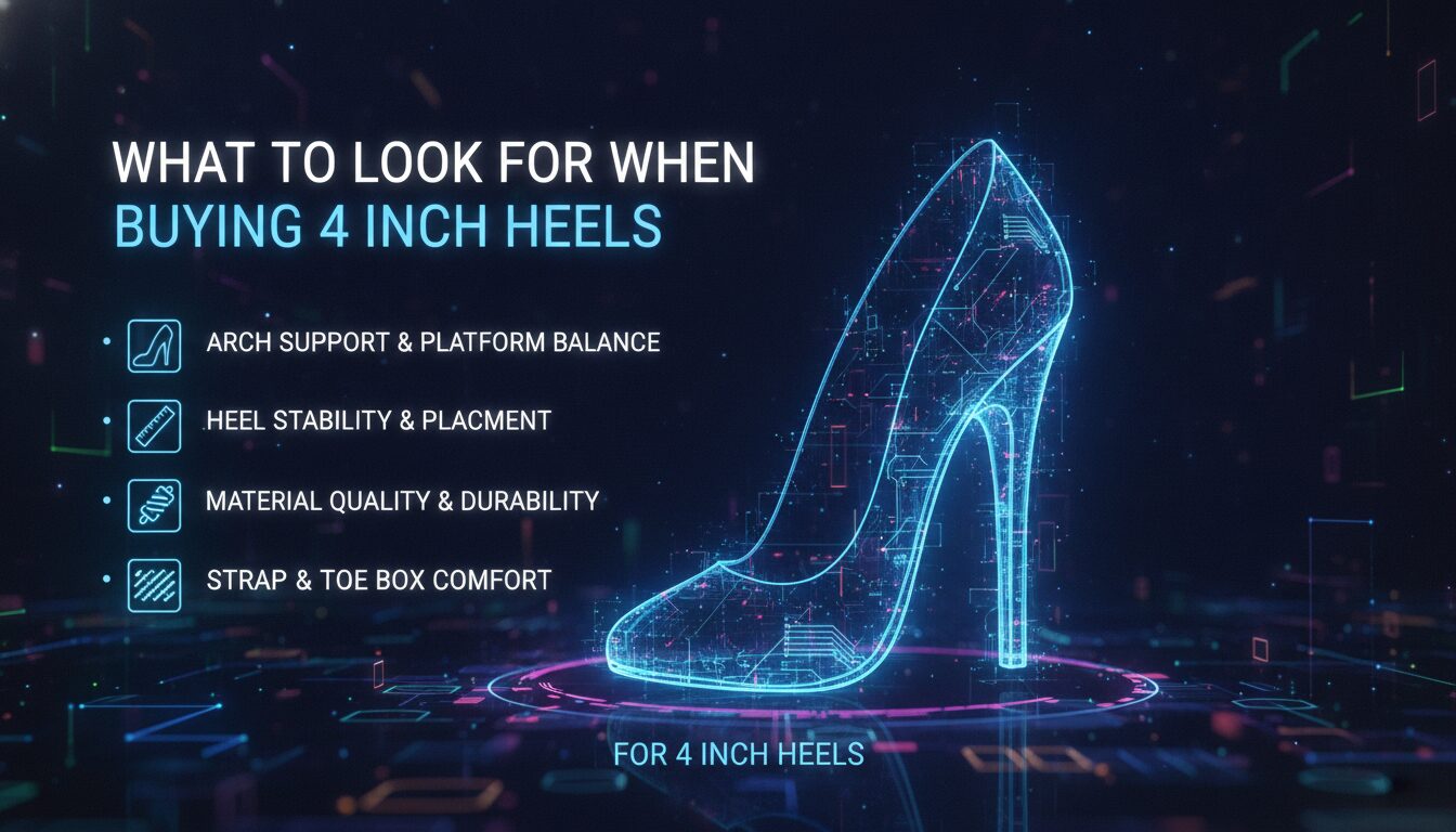 Concept illustration for What to Look For When Buying 4 Inch Heels