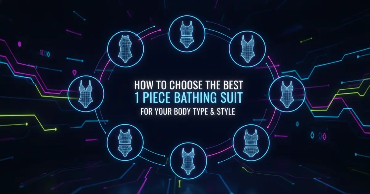 Illustration of How to Choose the Best 1 Piece Bathing Suit