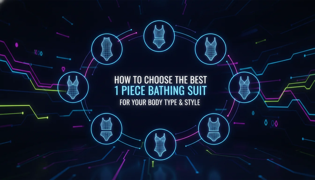 Illustration of How to Choose the Best 1 Piece Bathing Suit