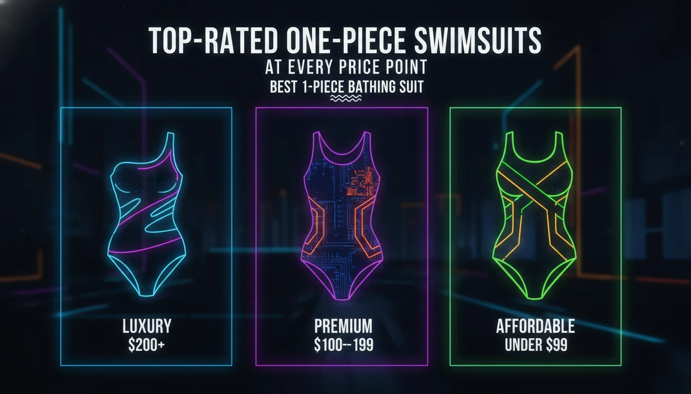 Concept illustration for Top-Rated One-Piece Swimsuits at Every Price Point