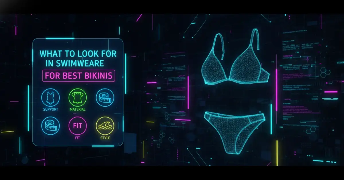 Illustration of What to Look For in Swimwear