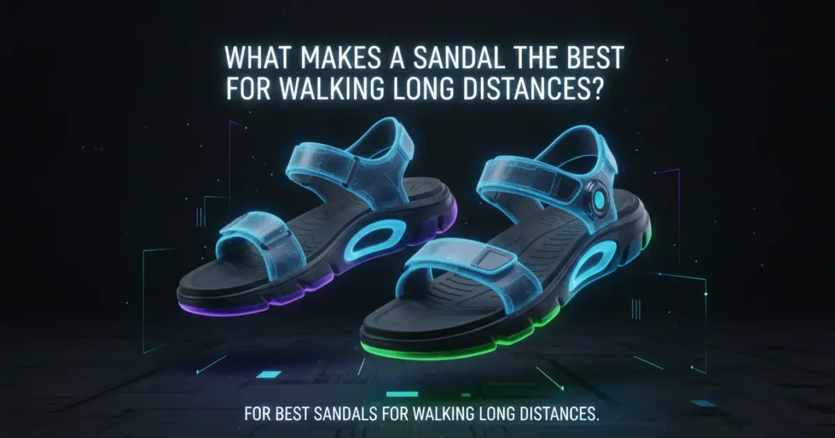 Illustration of What Makes a Sandal the Best for Walking Long Distances?