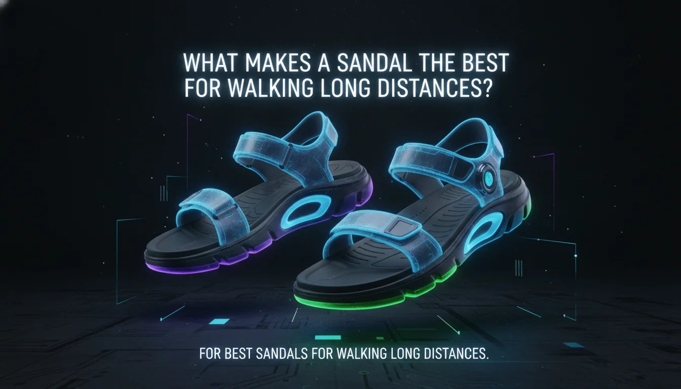 Illustration of What Makes a Sandal the Best for Walking Long Distances?