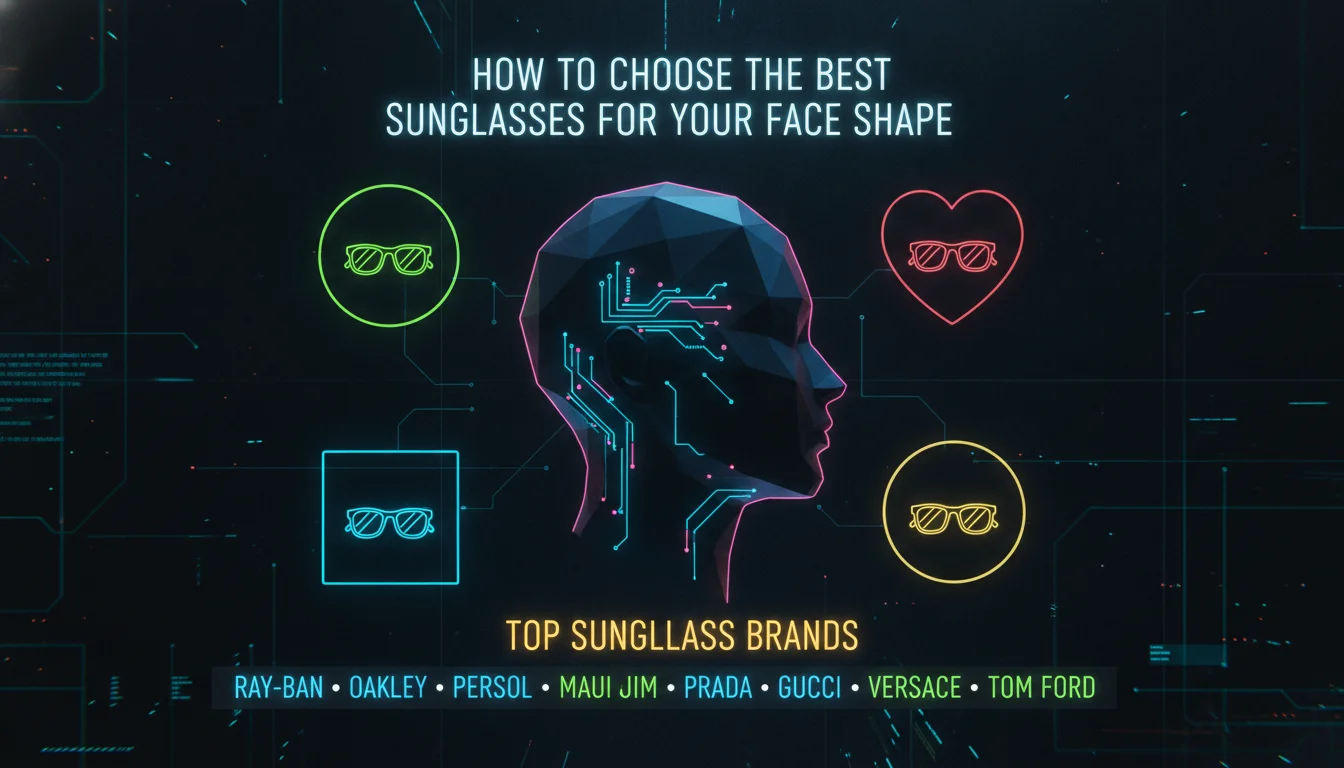 Concept illustration for How to Choose the Best Sunglasses for Your Face Shape