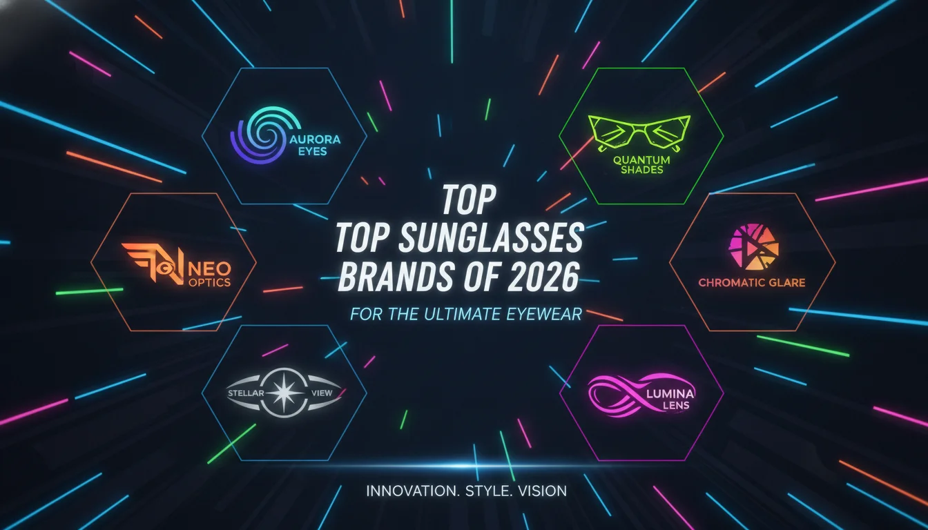 Top Sunglasses Brands of 2026 — illustrated overview