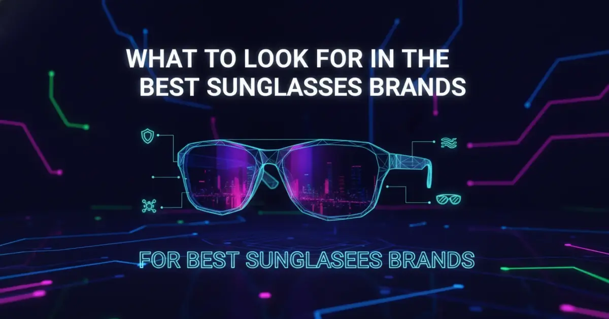 Illustration of What to Look for in the Best Sunglasses Brands