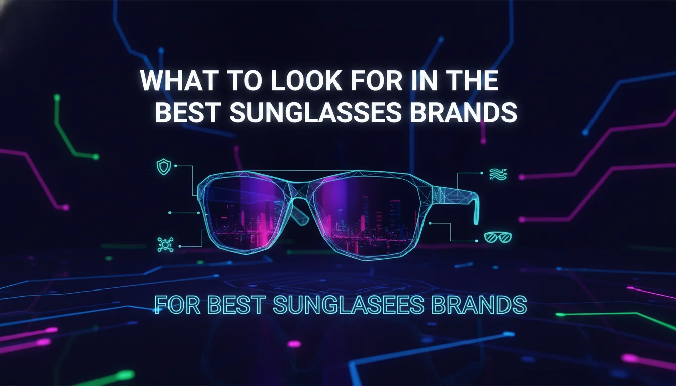 Illustration of What to Look for in the Best Sunglasses Brands