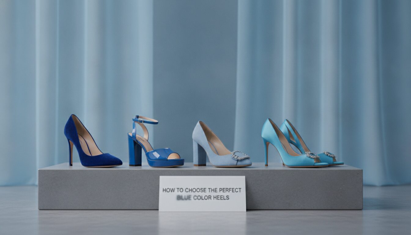How to Choose the Perfect Blue Color Heels - blue color heels | LEXAZI