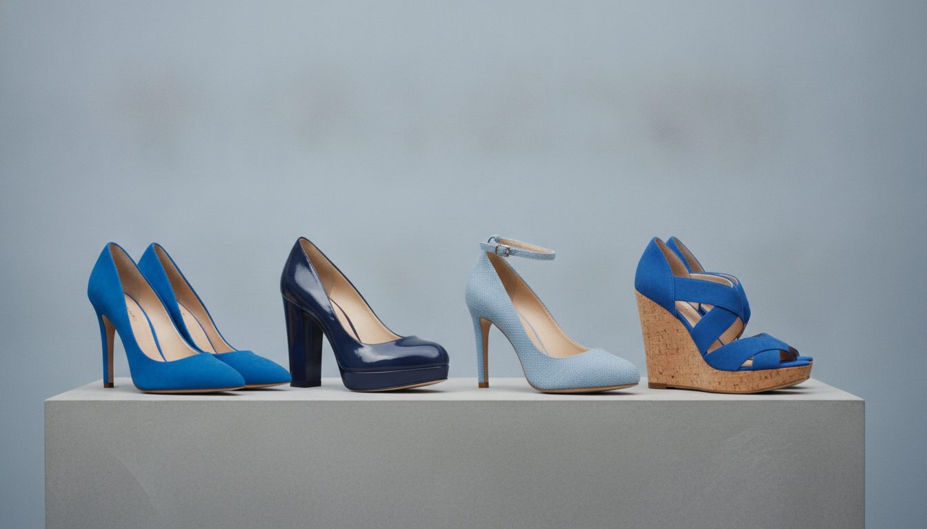 Types of Blue Heel Styles - blue color heels | LEXAZI