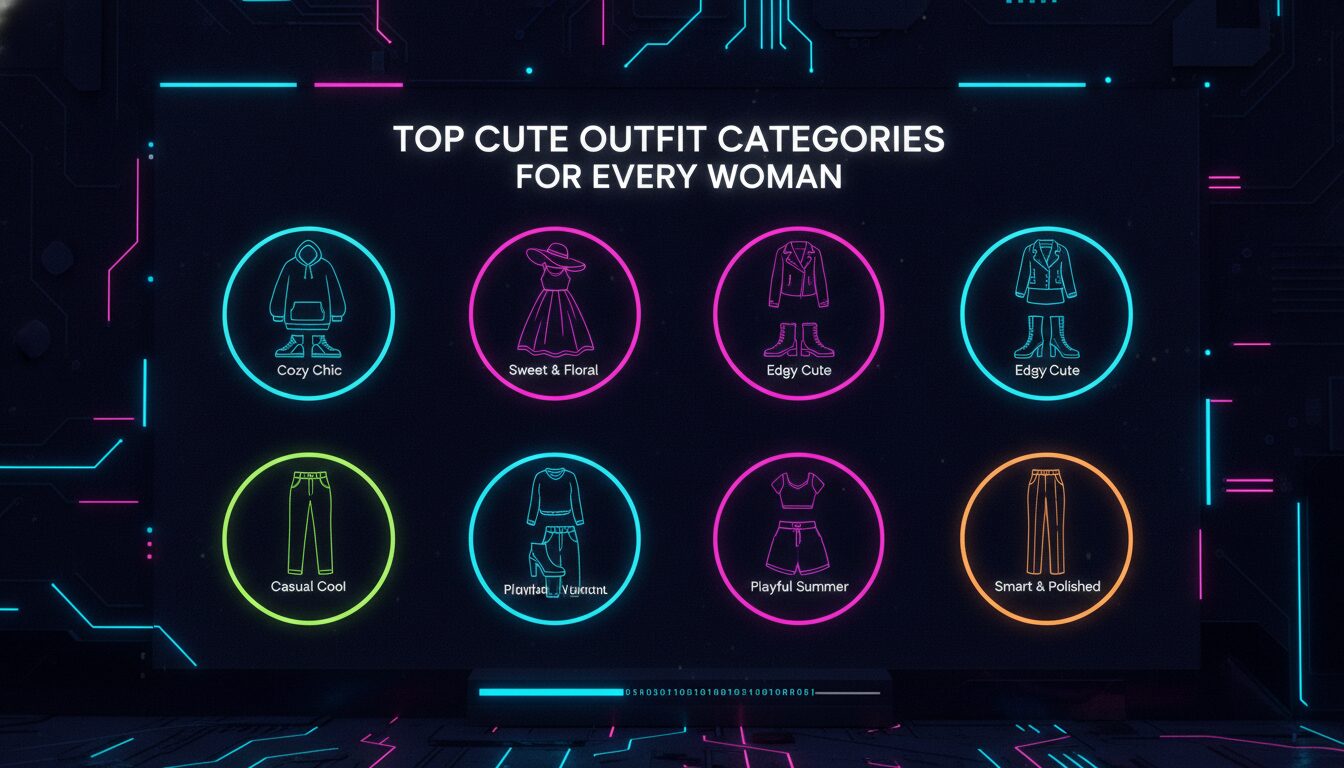 Concept illustration for Top Cute Outfit Categories for Every Woman