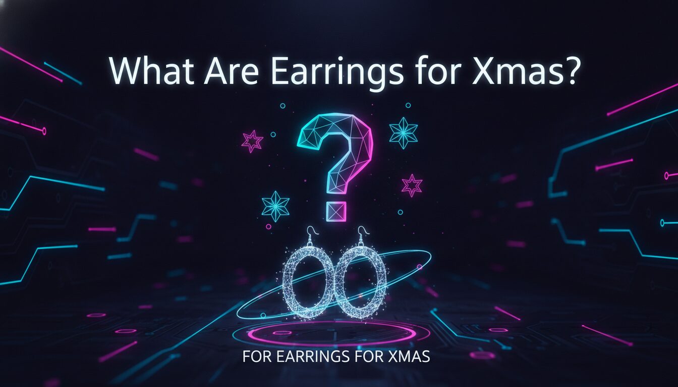 Illustration of What Are Earrings for Xmas?