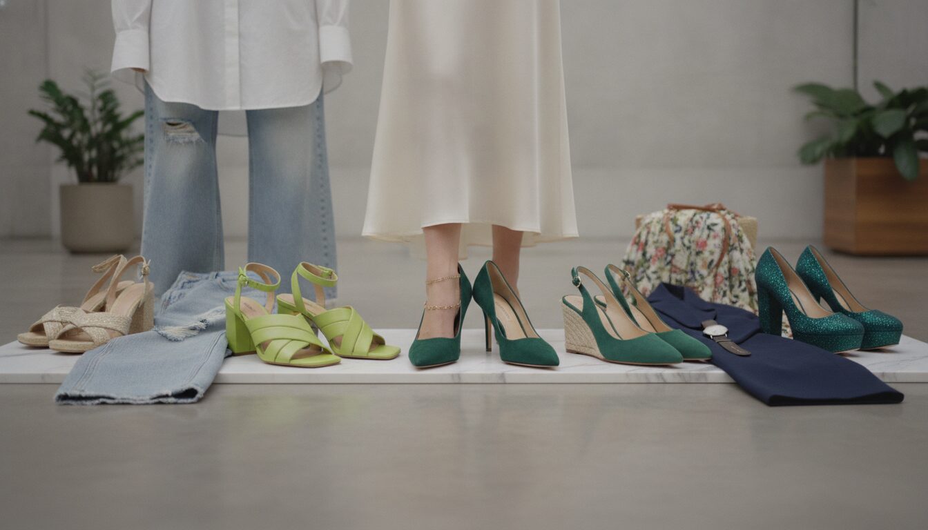 How to Style Green Color Heels for Any Occasion - green color heels | LEXAZI