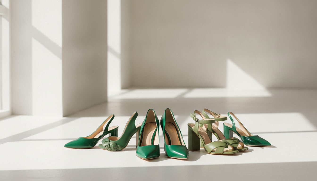 Why Green Is the Must-Have Shoe Color of 2026 - green color heels | LEXAZI