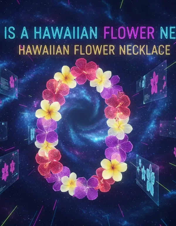 Illustration of What Is a Hawaiian Flower Necklace?