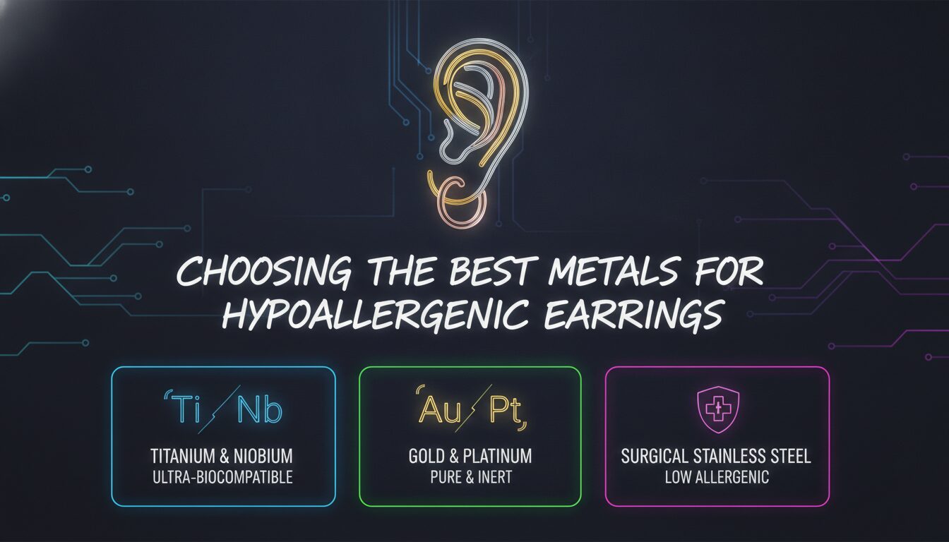 Choosing the Best Metals for Hypoallergenic Earrings — illustrated overview