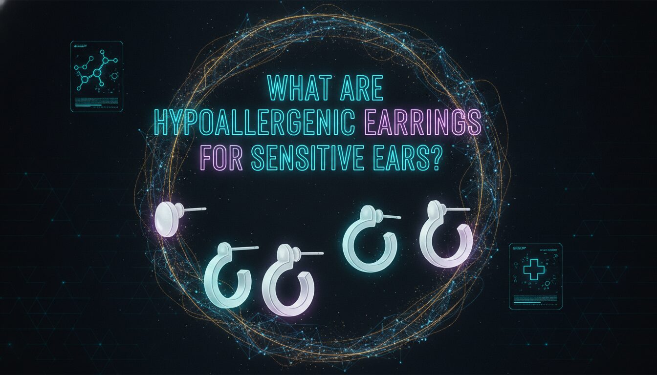 Illustration of What Are Hypoallergenic Earrings for Sensitive Ears?