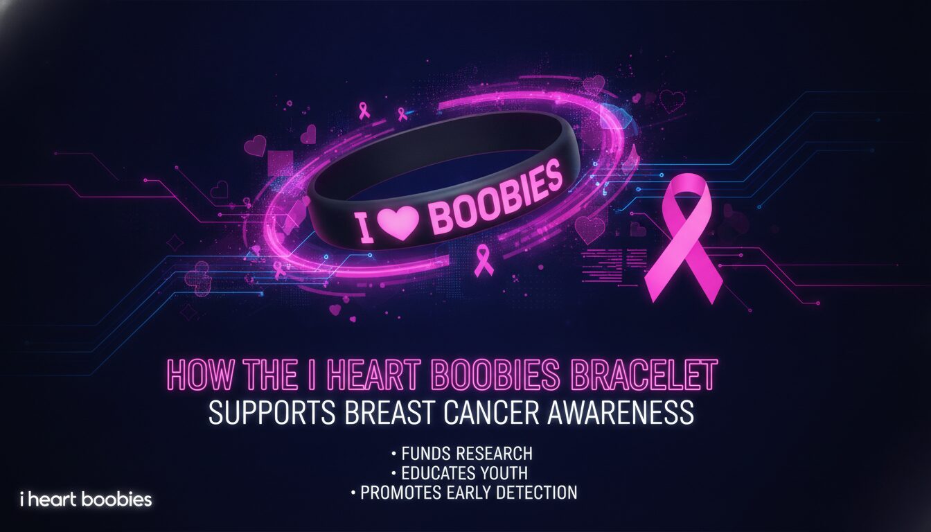 How the I Heart Boobies Bracelet Supports Breast Cancer Awareness — illustrated overview